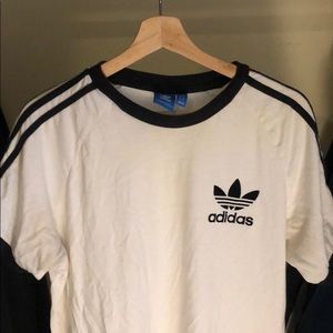 White Adidas shirt